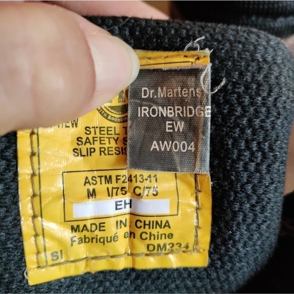 Dr Martens Industrial brown leather safety toe work boots size 9 mens/10 womans - Picture 14 of 14